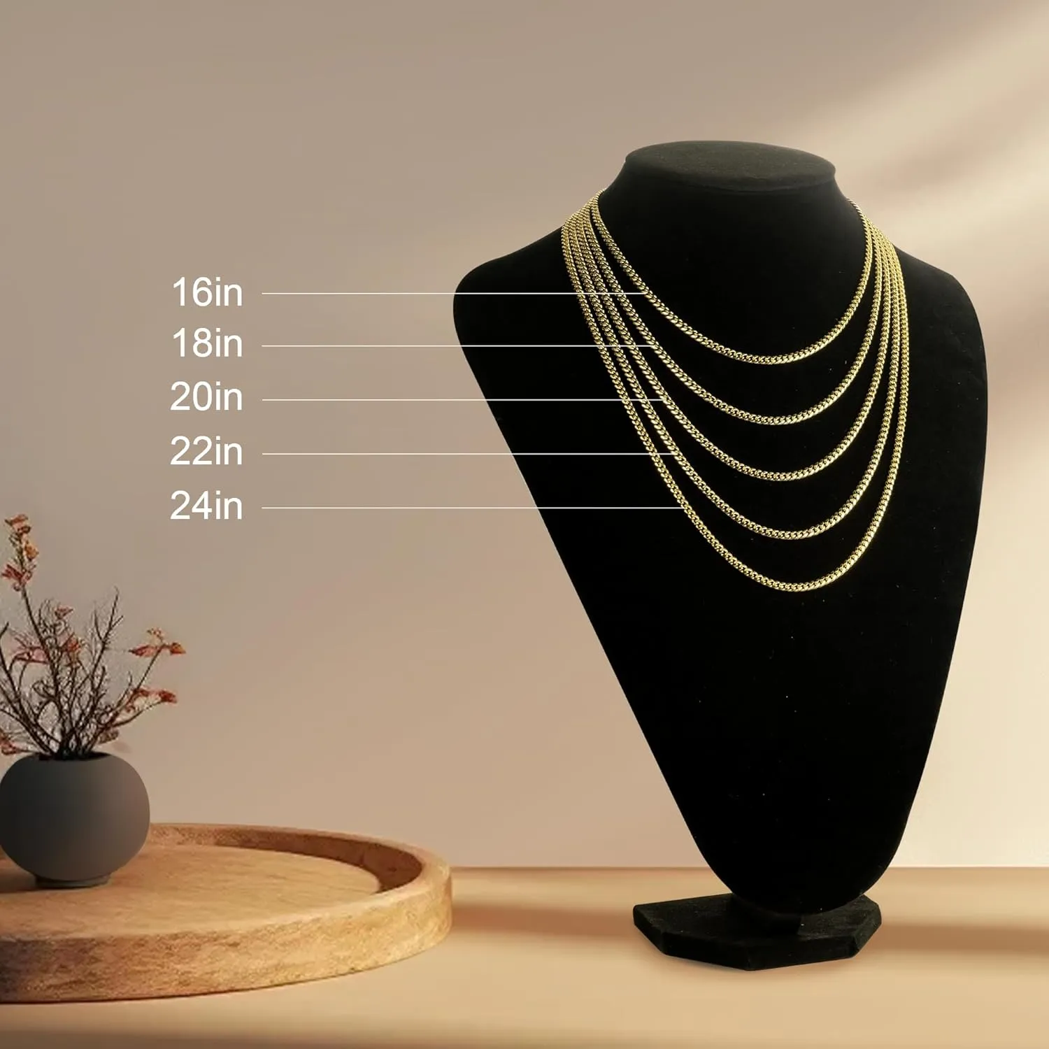 14K Gold Chain for Men Chunky Necklaces for Women Cuban Link Chain for Womens Necklaces Trendy Classic Design and Modern Simplicity Chunky Gold Necklace for Women Non Tarnish 16-24IN