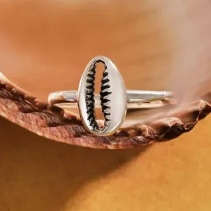 Cowrie Shell Ring