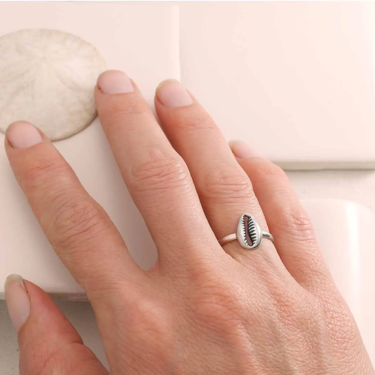 Cowrie Shell Ring