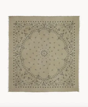 Effy Bandana Scarf - Khaki Chine