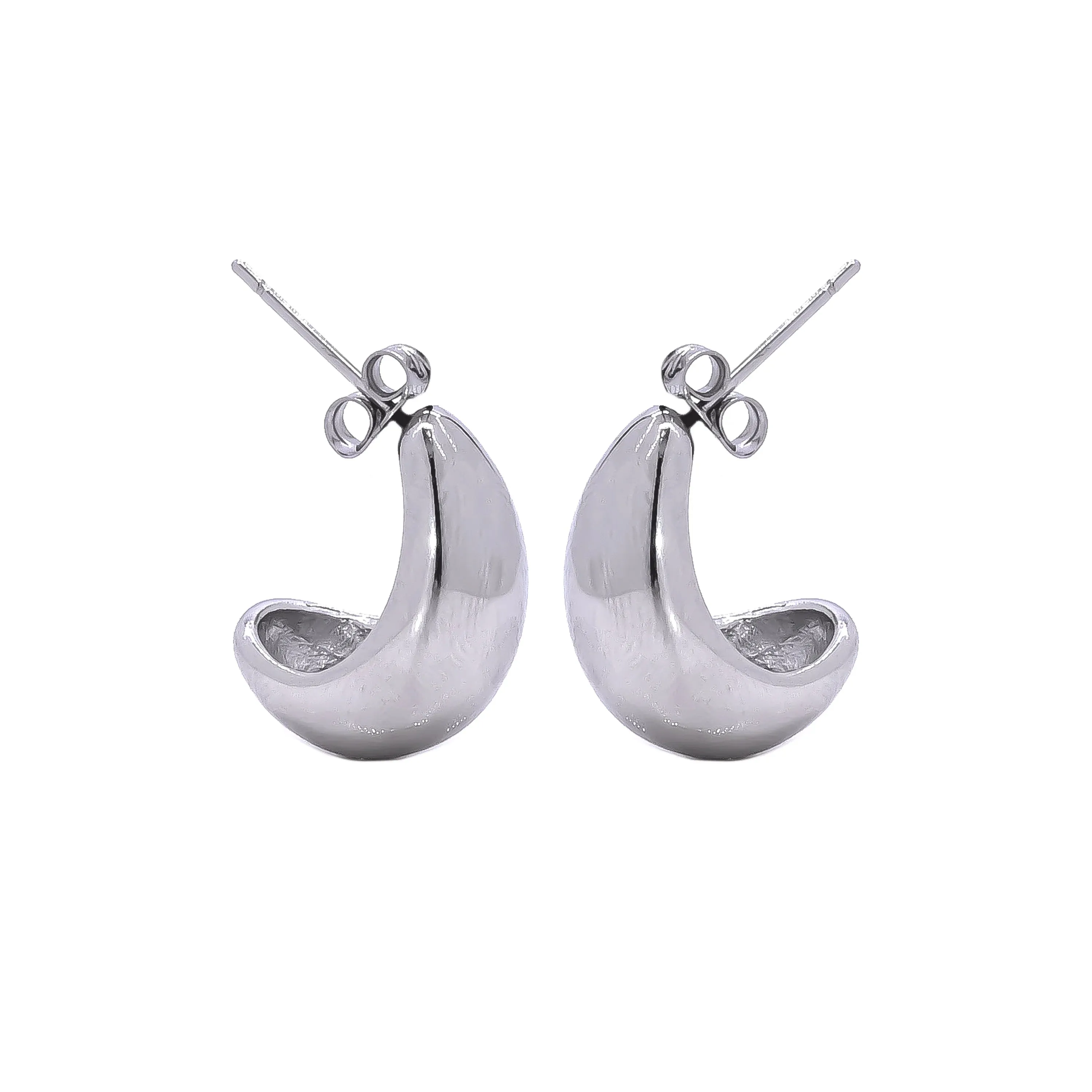 Eliasz & Ella Powerful Earrings - Silver