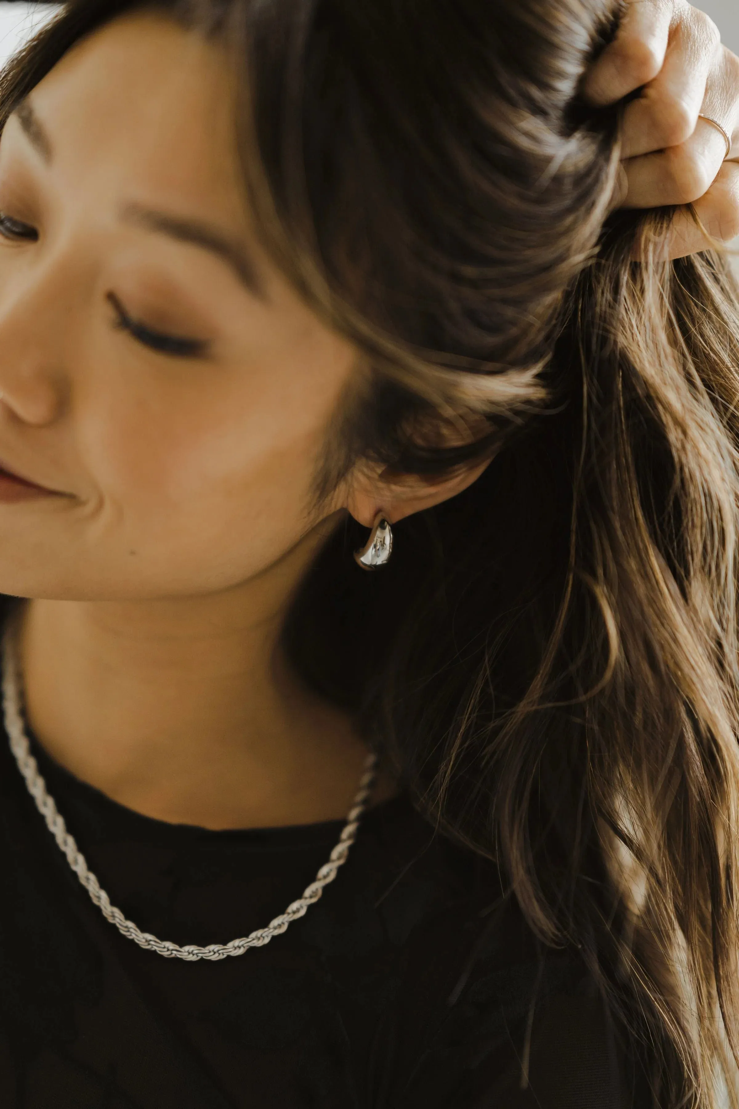 Eliasz & Ella Powerful Earrings - Silver
