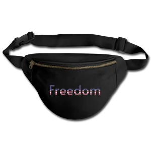Freedom Patriotic Word Art Fanny Pack