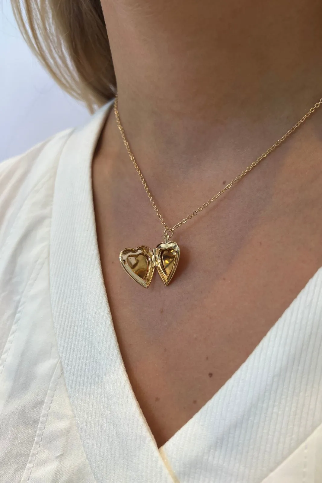 Layla Heart Locket Necklace