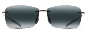 Maui Jim Lighthouse Rimless Gloss Black Polarized Sunglasses