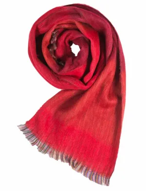POKOLOKO ALPACA SCARVES RED PEPPER AS29
