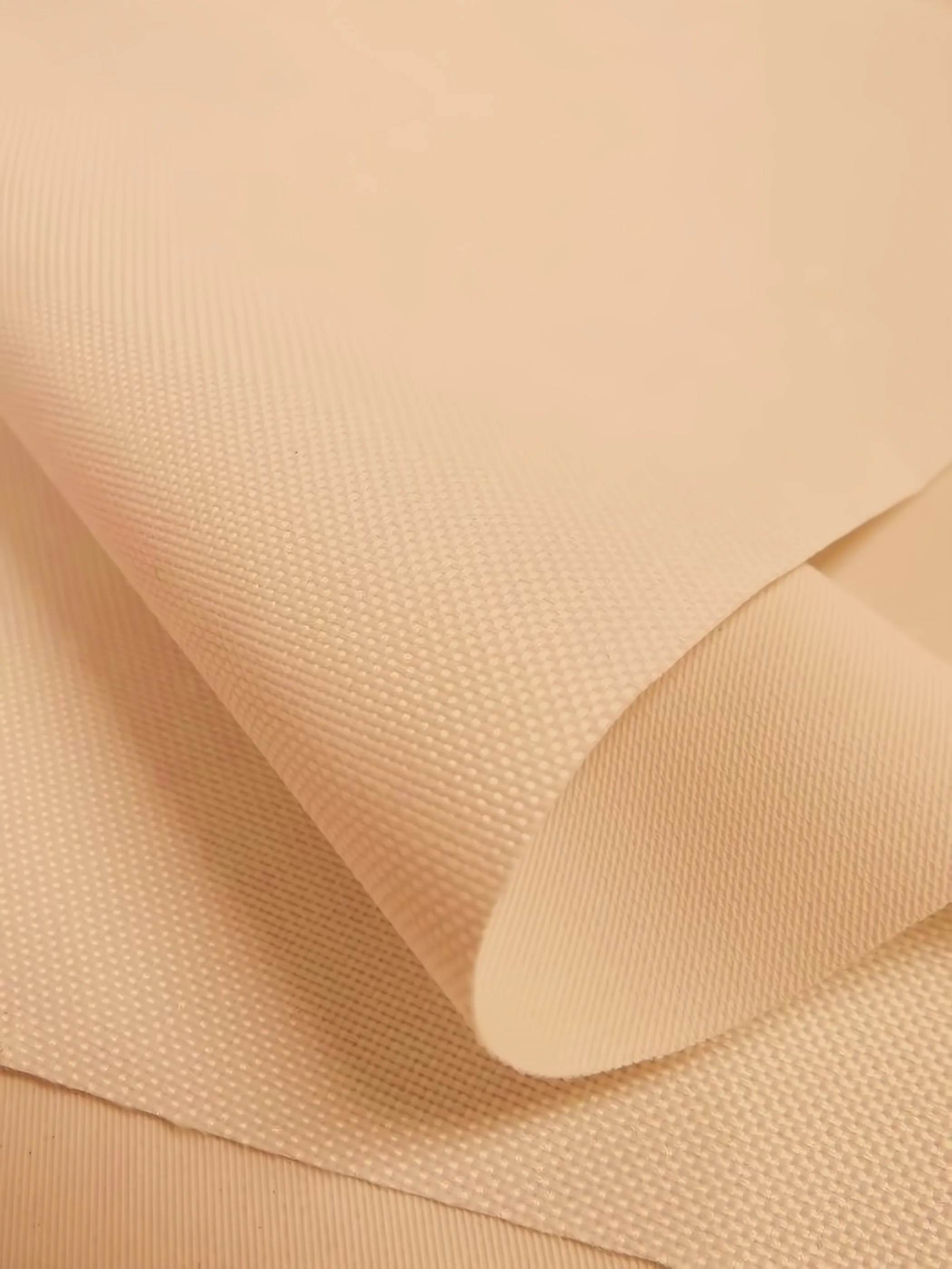Premium Canvas PVC Outdoor Waterproof Fabric / Khaki / Sold By The Yard
