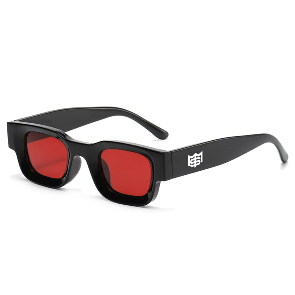 Pressure - Black & Red Sunglasses