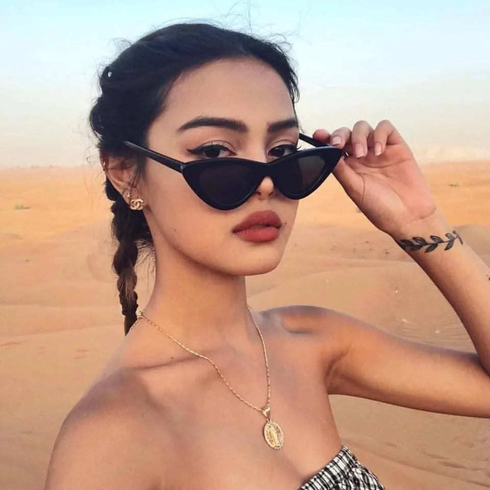 Retro Cateye Sunglasses