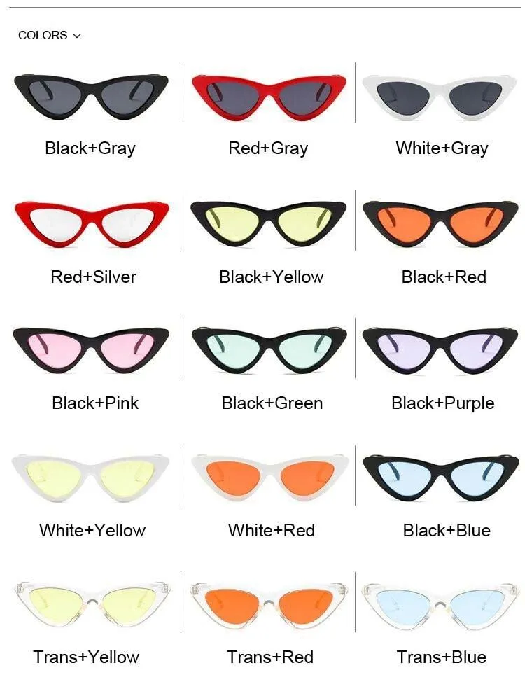 Retro Cateye Sunglasses