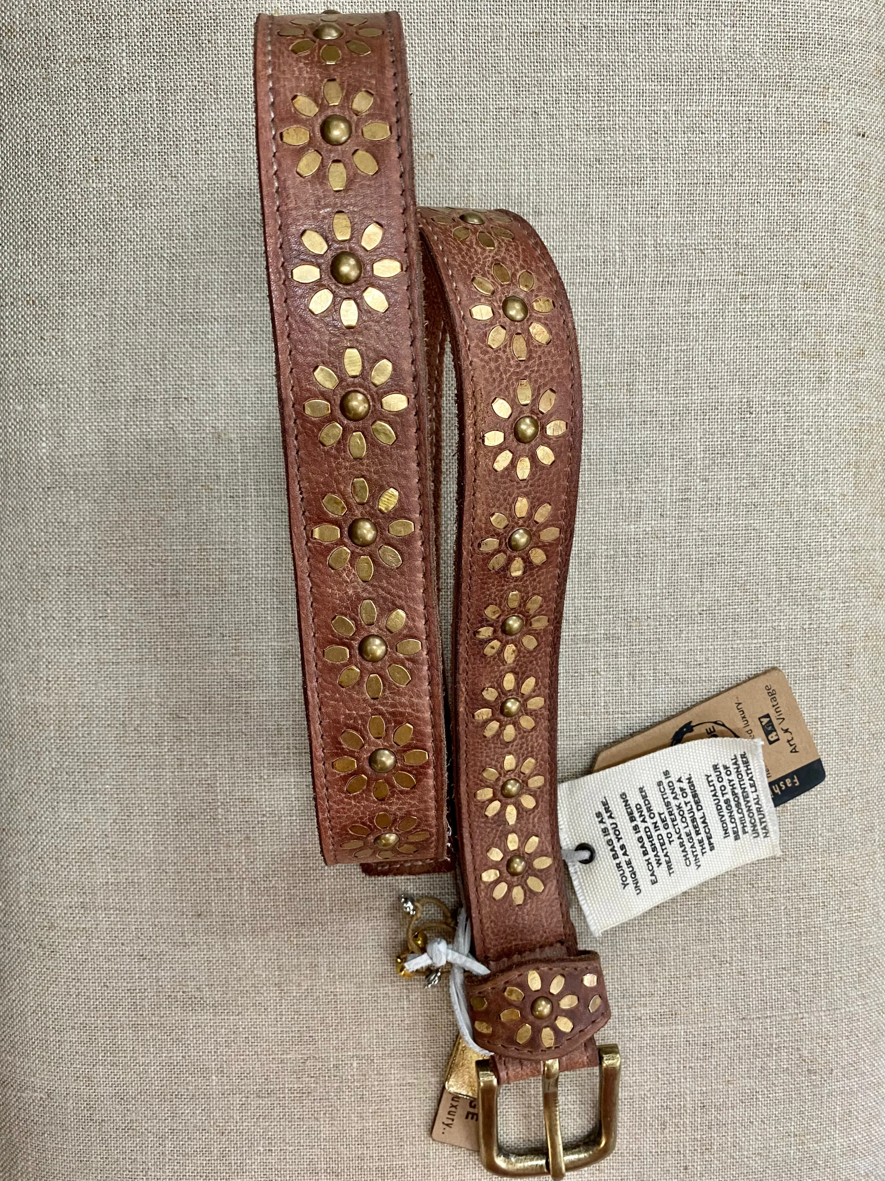 Sol Leather Belt - Oak