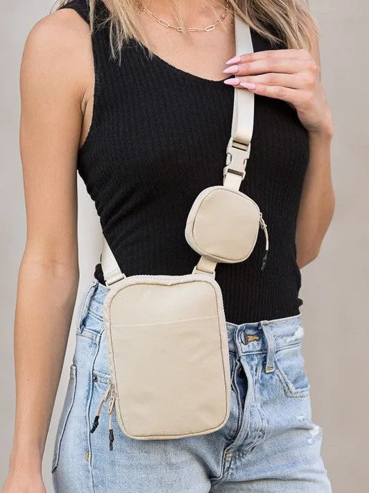 Style   Things Crossbody with Clip and Pod Case
