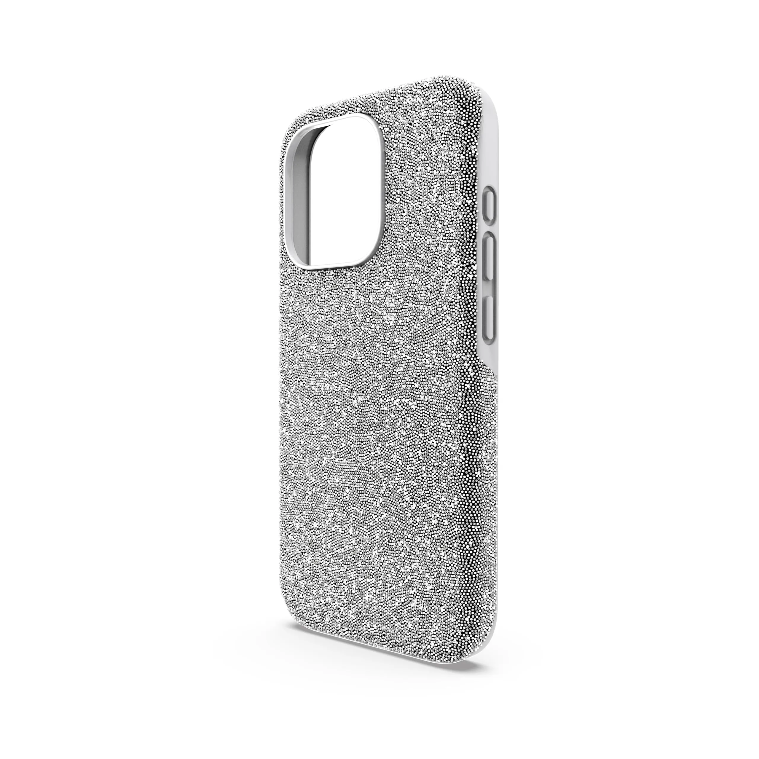 Swarovski High Smartphone Case for iPhone 15 Pro, Silver-Tone Crystals, Part of The High Collection