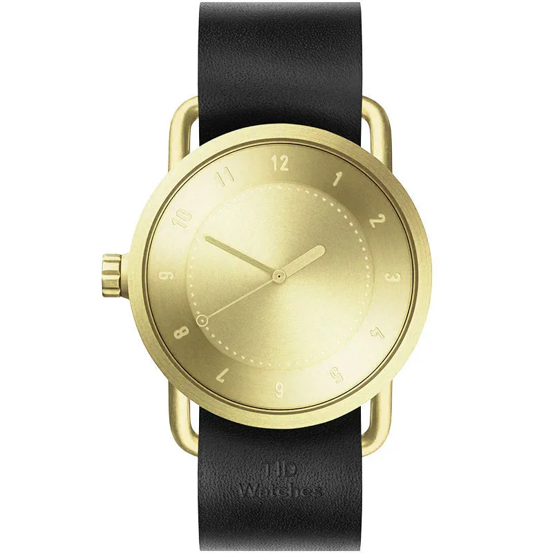 TID No.1 Gold Dial / Navy Leather Strap / Gold Buckle