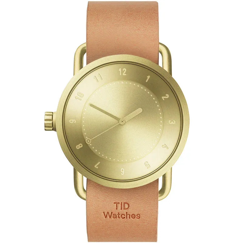 TID No.1 Gold Dial / Navy Leather Strap / Gold Buckle