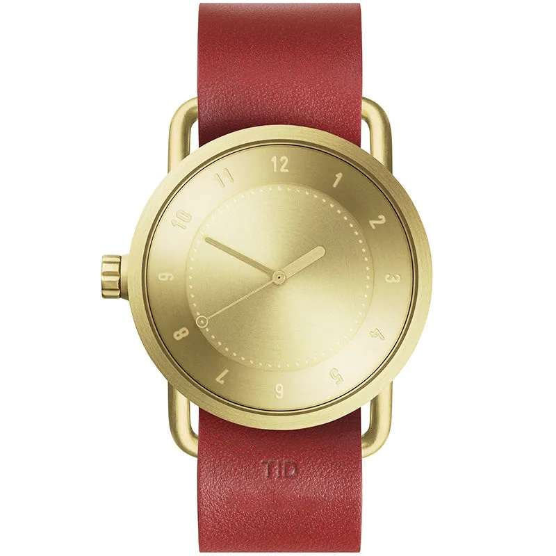 TID No.1 Gold Dial / Navy Leather Strap / Gold Buckle