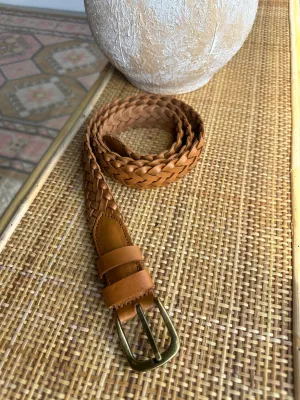 WOVEN BELT ~ Tan